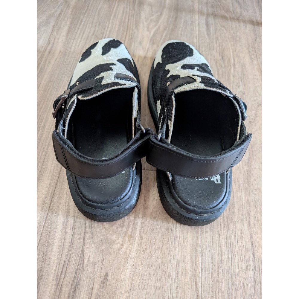 Dr. Martens Jorge II Cow Print Hair-On Leather Slingback Mules Womens 8 US - Picture 7 of 16